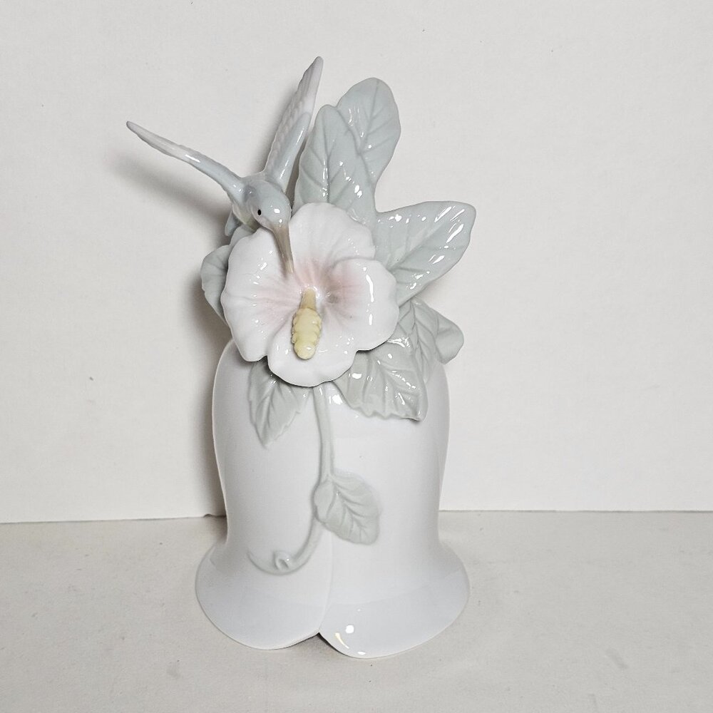 San Francisco Music Box Company Hummingbird Floral Plays Fur Elise